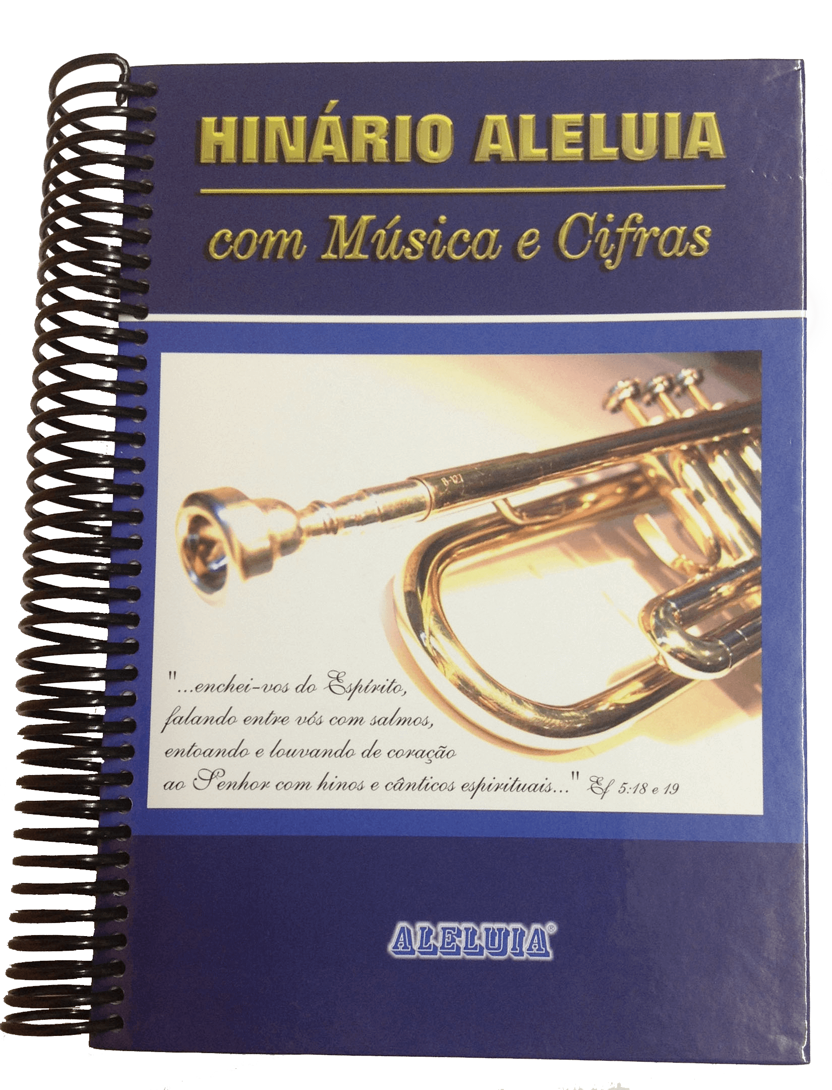 HINÁRIO ALELUIA COM MÚSICA E CIFRAS C/ 450 HINOS