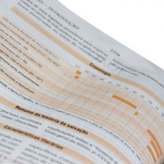 Bíblia de Estudo Nova Almeida capa lirica em tecido