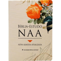 Bíblia de Estudo Nova Almeida capa lirica em tecido