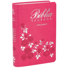 BÍBLIA LETRA GIGANTE CAPA PINK_FLOR BÍBLIA LETRA GIGANTE CAPA PINK_FLOR